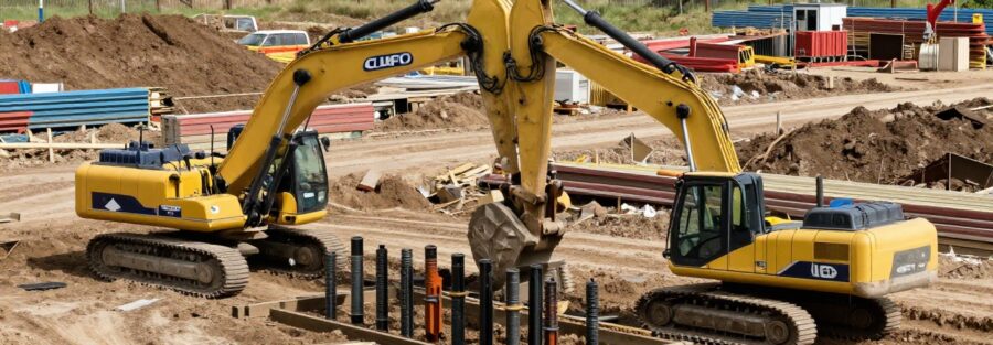 Innovación en la Construcción: La Máquina de Pilotes Gyropress en Derby