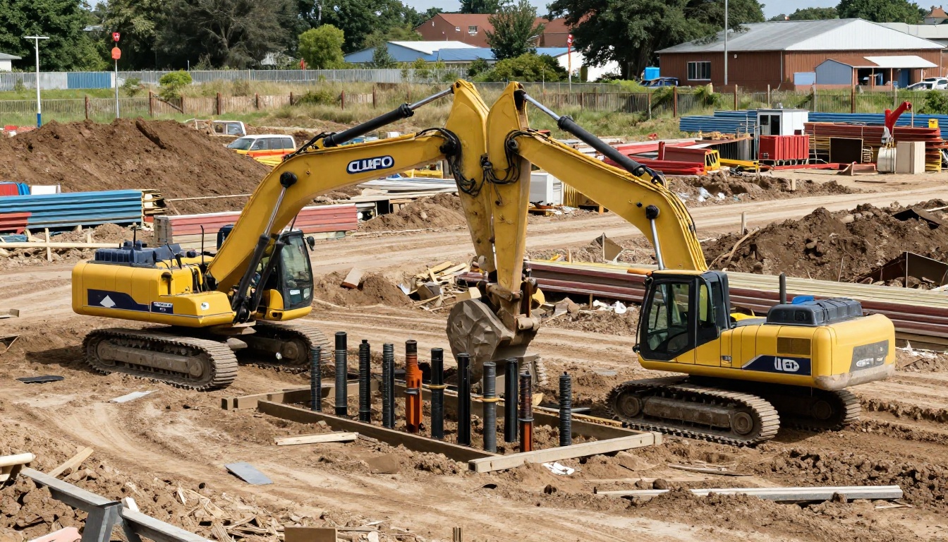 Innovación en la Construcción: La Máquina de Pilotes Gyropress en Derby