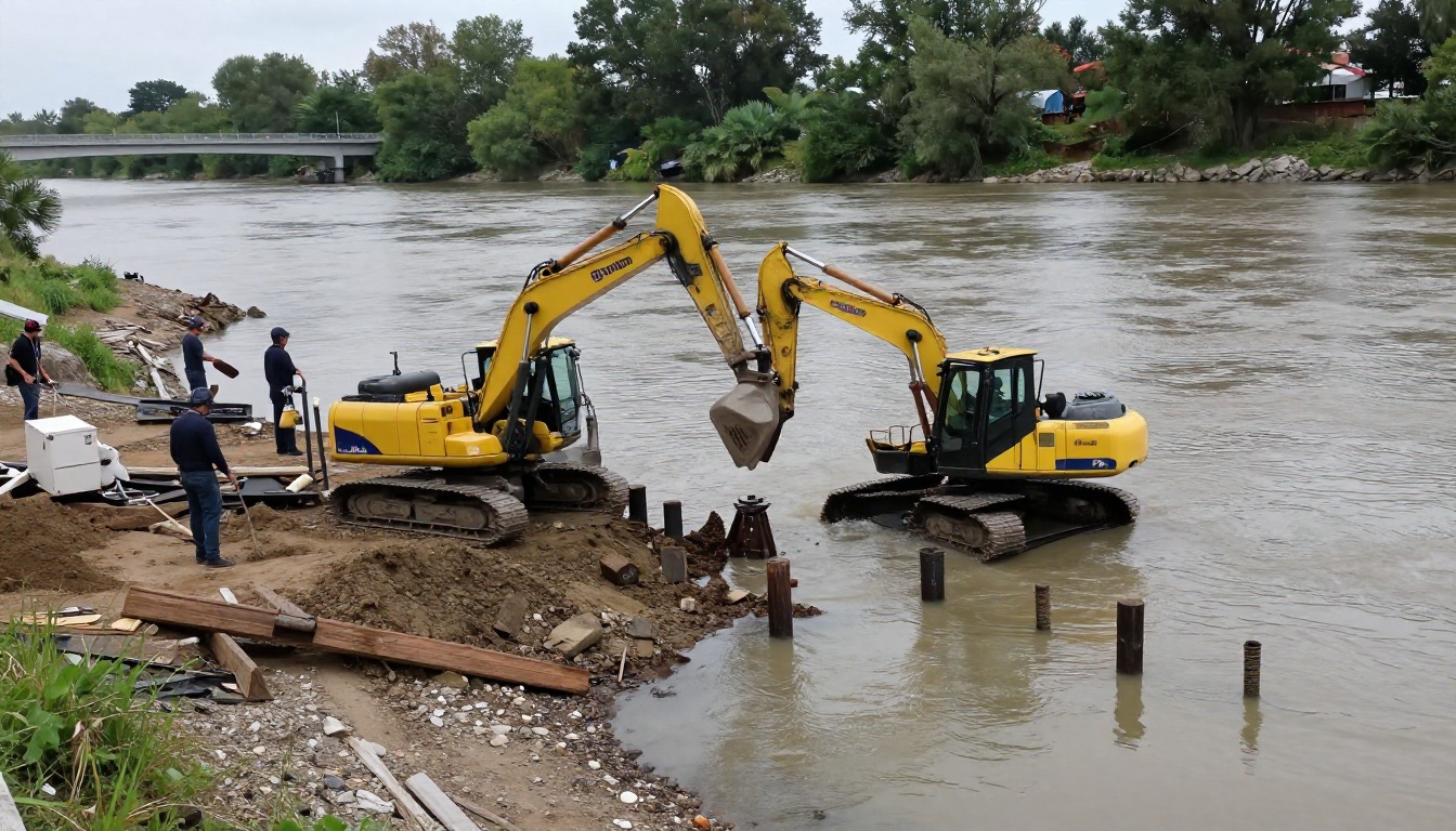 Aprobación del cambio en el proyecto de estabilización del lecho del río Hudson