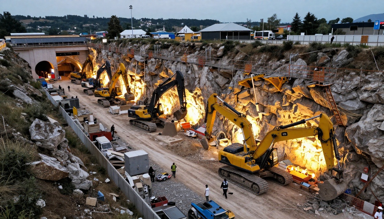 Avances en la construcción del túnel ferroviario Italia-Austria