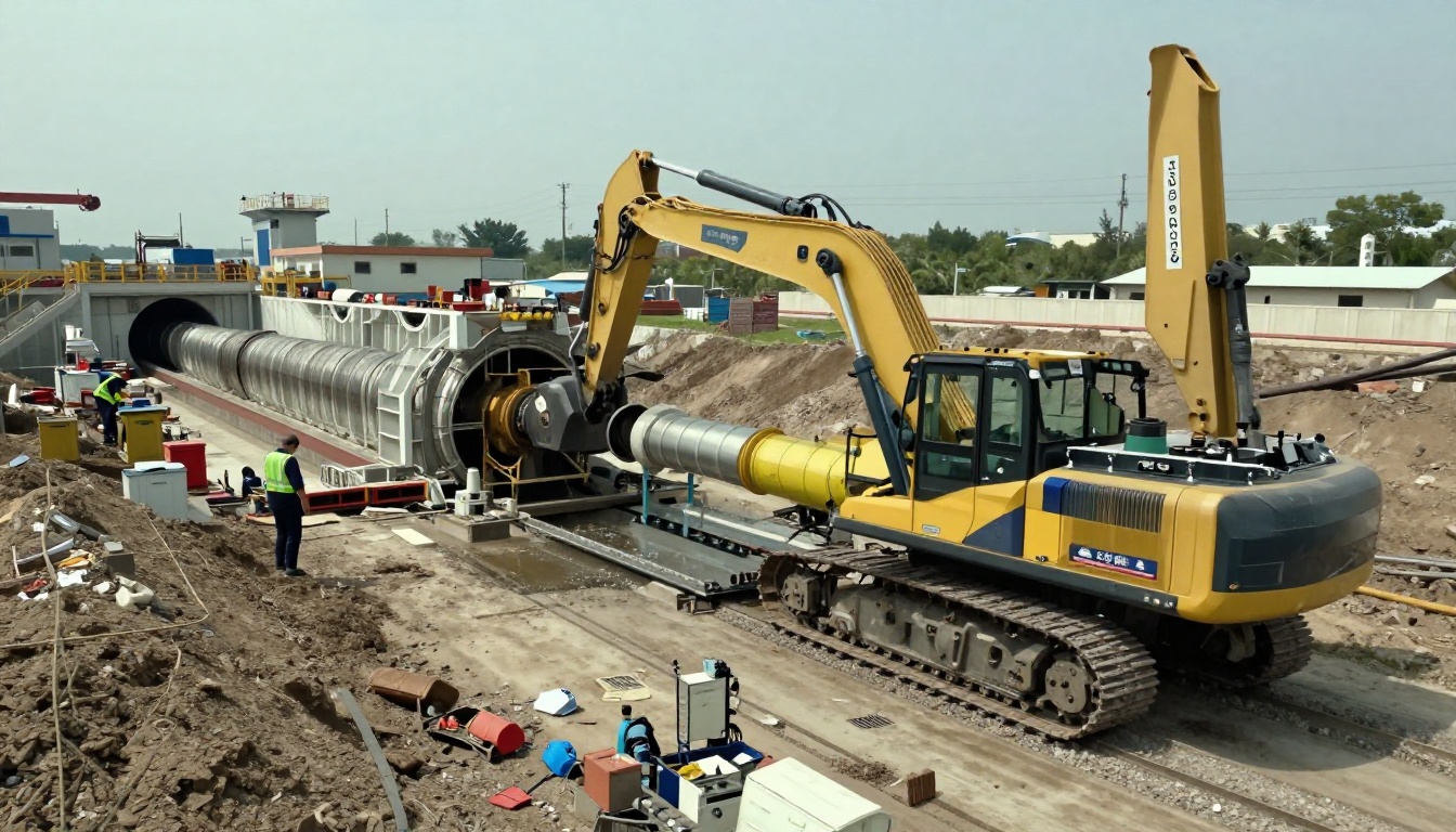 Inicio de la Excavación del Primer Túnel Submarino de India
