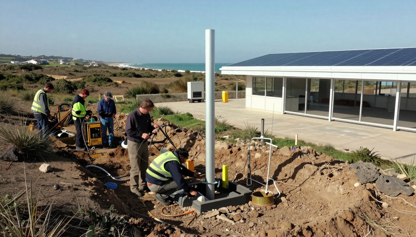 Investigaciones de terreno para el esquema de control de inundaciones en East Sussex