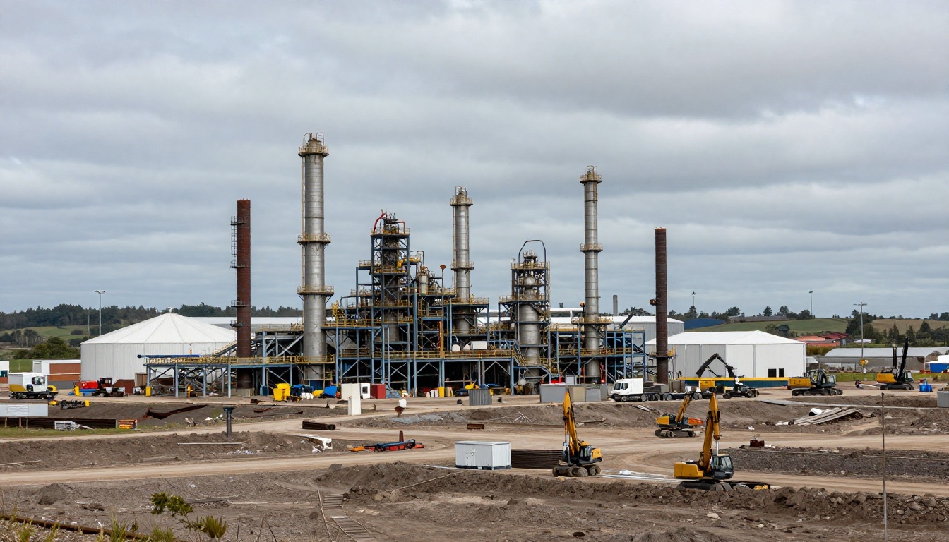 Progreso en las obras de captura de carbono en Gales