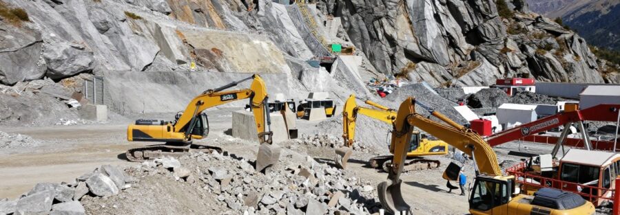 Uso sostenible del material excavado en el túnel del Gotthard