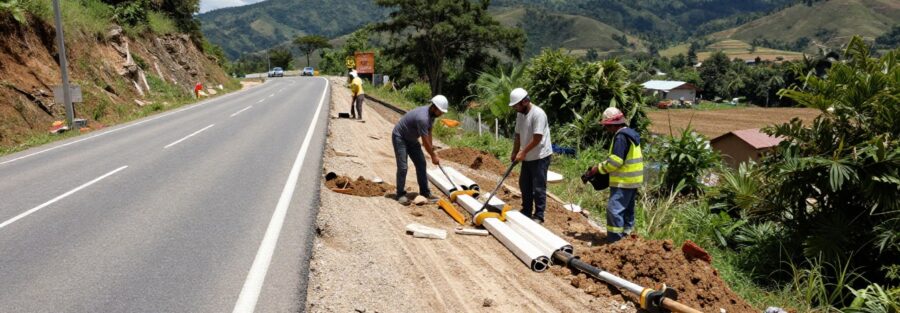 Prevención de fallas en carreteras con geosintéticos