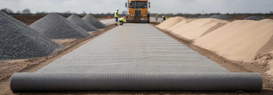 Importancia de los geosintéticos en la construcción de carreteras