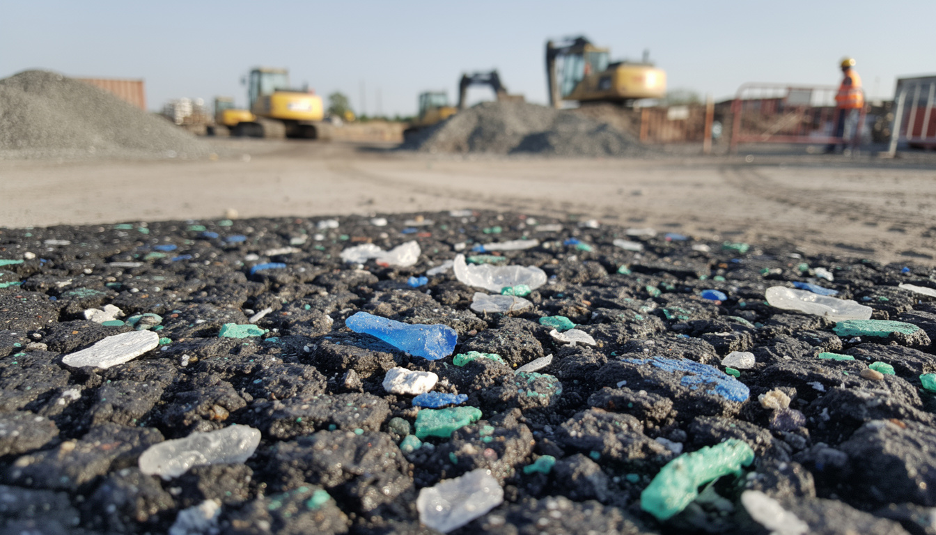 Innovación en el asfalto con plásticos reciclados para carreteras más duraderas