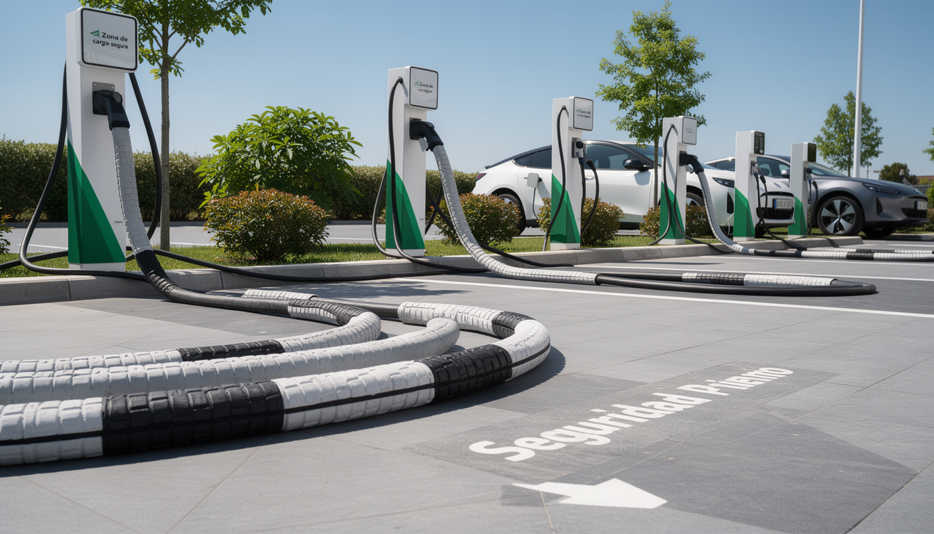 Innovaciones en protección de cables para carga de vehículos eléctricos