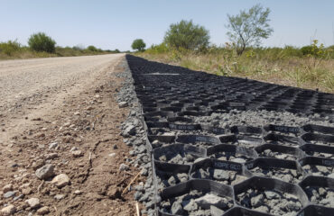 La estabilización de caminos rurales con geoceldas y materiales granulares