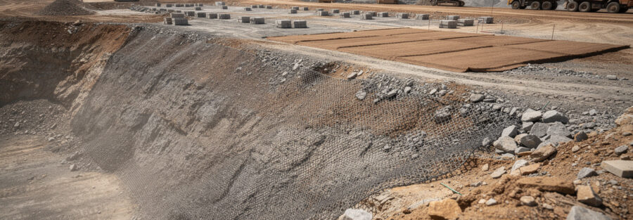 Mejoras en infraestructuras mineras mediante geosintéticos
